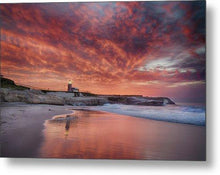 Load image into Gallery viewer, Santa Cruz Lighthouse at Sunrise - Metal Wall Art Print