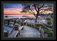 Load image into Gallery viewer, Depot Hill Sunset - Framed Print - Santa Cruz Art Prints