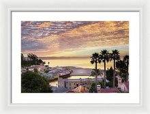 Load image into Gallery viewer, Capitola Village At Sunrise - Framed Print - Santa Cruz Art Prints