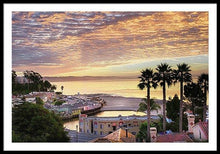 Load image into Gallery viewer, Capitola Village At Sunrise - Framed Print - Santa Cruz Art Prints