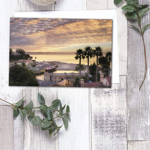 Capitola Village At Sunrise - Greeting Card - Santa Cruz Art Prints