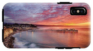 Capitola Wharf At Sunrise - Phone Case - Santa Cruz Art Prints