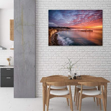 Load image into Gallery viewer, Capitola Wharf at Sunrise - Dining Room Wall Art Print