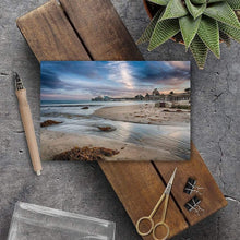 Load image into Gallery viewer, Capitola Wharf At Sunset - Greeting Card - Santa Cruz Art Prints