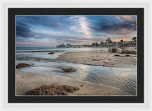 Load image into Gallery viewer, Capitola Wharf At Sunset - Framed Print - Santa Cruz Art Prints