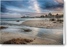 Load image into Gallery viewer, Capitola Wharf At Sunset - Greeting Card - Santa Cruz Art Prints
