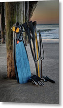 Load image into Gallery viewer, Freediving at Seacliff Pier - Metal Wall Art Print