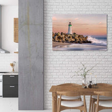 Load image into Gallery viewer, The Harbor Lighthouse - Canvas Print - Santa Cruz Art Prints