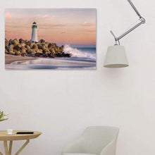 Load image into Gallery viewer, The Harbor Lighthouse - Studio Metal Print