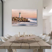 Load image into Gallery viewer, The Harbor Lighthouse - Dining Room Metal Print