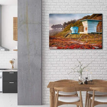 Load image into Gallery viewer, Lifeguard Towers in Winter - Dining Room Wall Art Prints