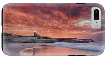 Load image into Gallery viewer, Santa Cruz Lighthouse At Sunrise - Phone Case - Santa Cruz Art Prints