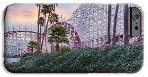 Santa Cruz Roller Coaster At Sunrise - Phone Case - Santa Cruz Art Prints