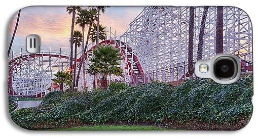 Santa Cruz Roller Coaster At Sunrise Phone Case