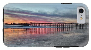 Silhouette Of Seacliff Pier - Phone Case - Santa Cruz Art Prints