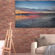 Load image into Gallery viewer, Silhouette Of Seacliff Pier - Art Print - Santa Cruz Art Prints