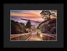 Load image into Gallery viewer, Stairway To The Sunset - Framed Print - Santa Cruz Art Prints