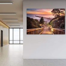 Load image into Gallery viewer, Stairway To The Sunset - Art Print - Santa Cruz Art Prints