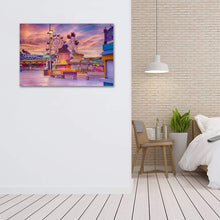 Load image into Gallery viewer, Sunrise On The Boardwalk - Art Print - Santa Cruz Art Prints
