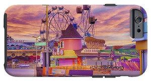 Sunrise On The Boardwalk - Phone Case - Santa Cruz Art Prints