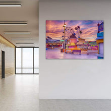 Load image into Gallery viewer, Sunrise On The Boardwalk - Canvas Print - Santa Cruz Art Prints