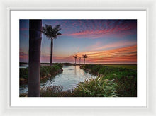 Load image into Gallery viewer, Sunset In The Palms - Framed Print - Santa Cruz Art Prints