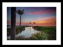 Load image into Gallery viewer, Sunset In The Palms - Framed Print - Santa Cruz Art Prints