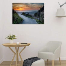 Load image into Gallery viewer, Sunset On The Beach - Canvas Print - Santa Cruz Art Prints