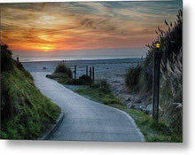 Load image into Gallery viewer, Sunset on the Beach - Metal Wall Art Print