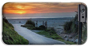 Sunset On The Beach - Phone Case - Santa Cruz Art Prints