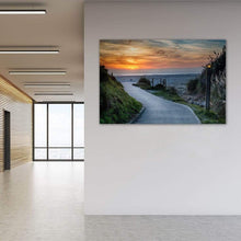 Load image into Gallery viewer, Sunset On The Beach - Canvas Print - Santa Cruz Art Prints