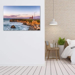 Surfing Museum at Sunrise - Bed Room Metal Wall Art Print