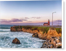 Load image into Gallery viewer, Surfing Museum At Sunrise - Canvas Print - Santa Cruz Art Prints