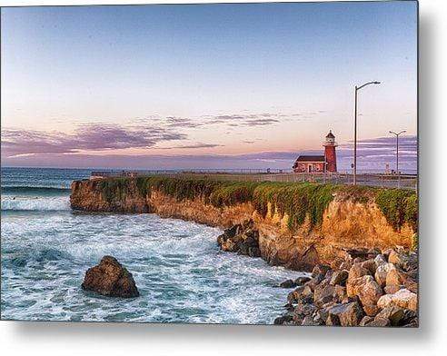 Surfing Museum At Sunrise Metal Print