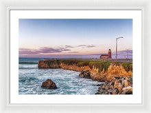 Load image into Gallery viewer, Surfing Museum At Sunrise - Framed Print - Santa Cruz Art Prints