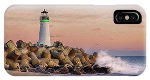 The Harbor Lighthouse - Phone Case - Santa Cruz Art Prints