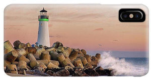 The Harbor Lighthouse - Phone Case - Santa Cruz Art Prints