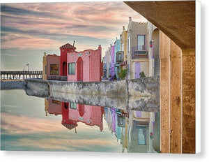Venetian Reflections - Canvas Print - Santa Cruz Art Prints
