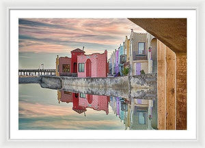 Venetian Reflections - Framed Print - Santa Cruz Art Prints
