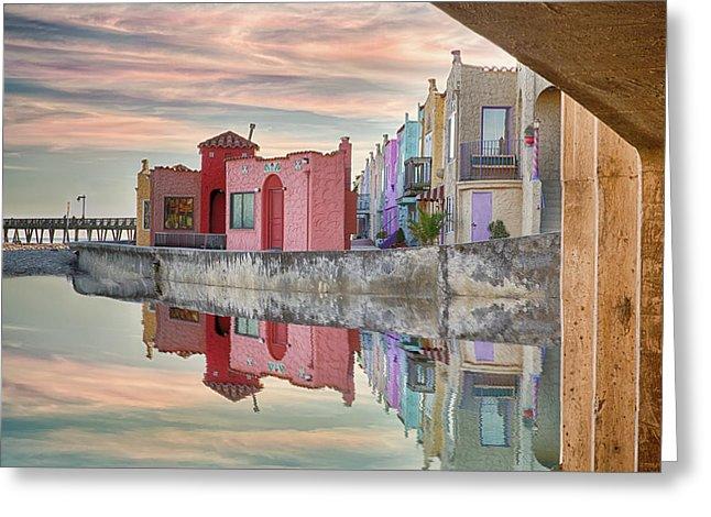 Venetian Reflections - Greeting Card - Santa Cruz Art Prints